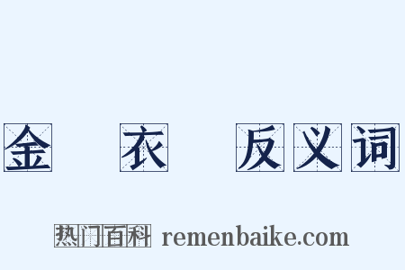 金玦衣厖反义词是什么意思的图片